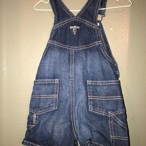 OshKosh B’Gosh denim Shortalls  like new